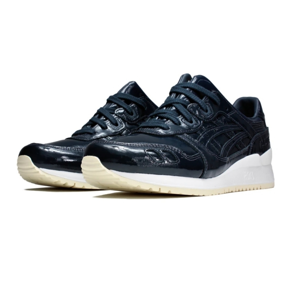 ASICS Gel Lyte3 PATENT LEATHER Athletic Lifestyle Runner Sneaker Shoe